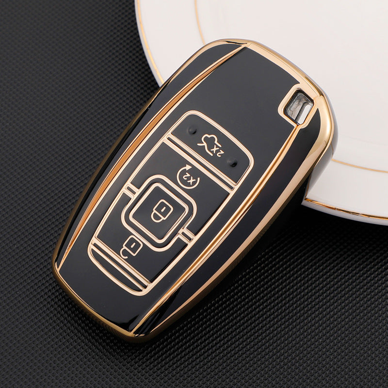 Soft TPU Key Case Cover For Lincoln(Key No.Z)