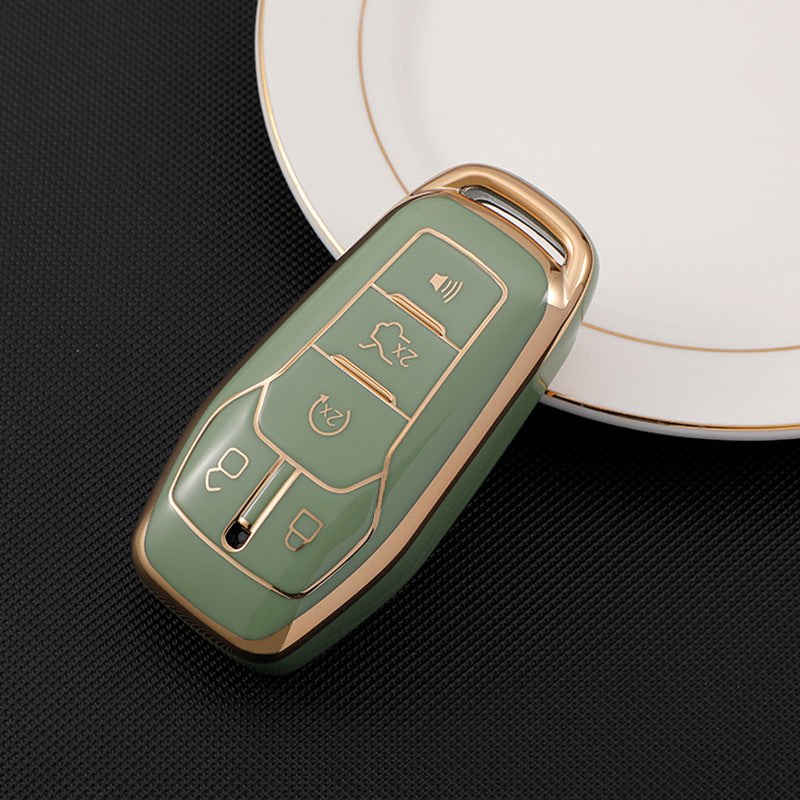 Soft TPU Key Case Cover For Ford&Lincoln(Key No.A)
