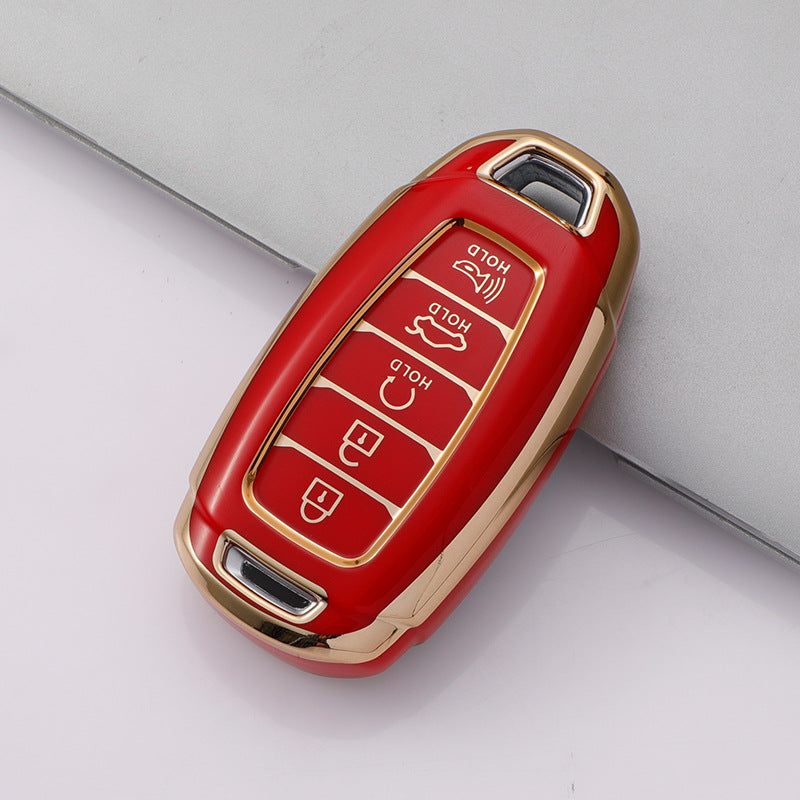 Soft TPU Key Case Cover For Hyundai(Key No.N)