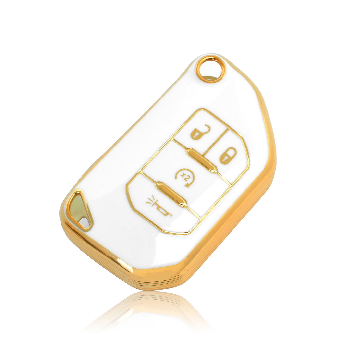 Soft TPU Key Case Cover For Jeep/Dodge/Chrysler(Key No.B)