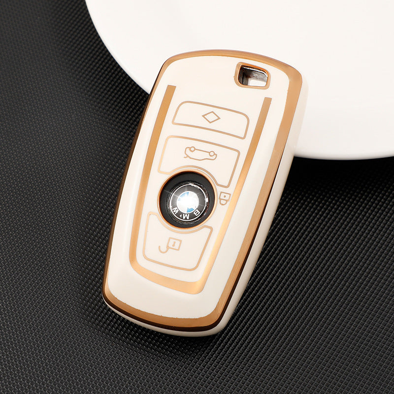 Soft TPU Key Case Cover For BMW(Key No.A)