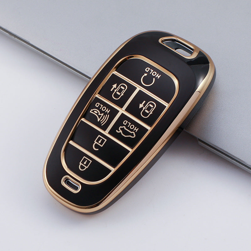 Soft TPU Key Case Cover For Hyundai(Key No.M)