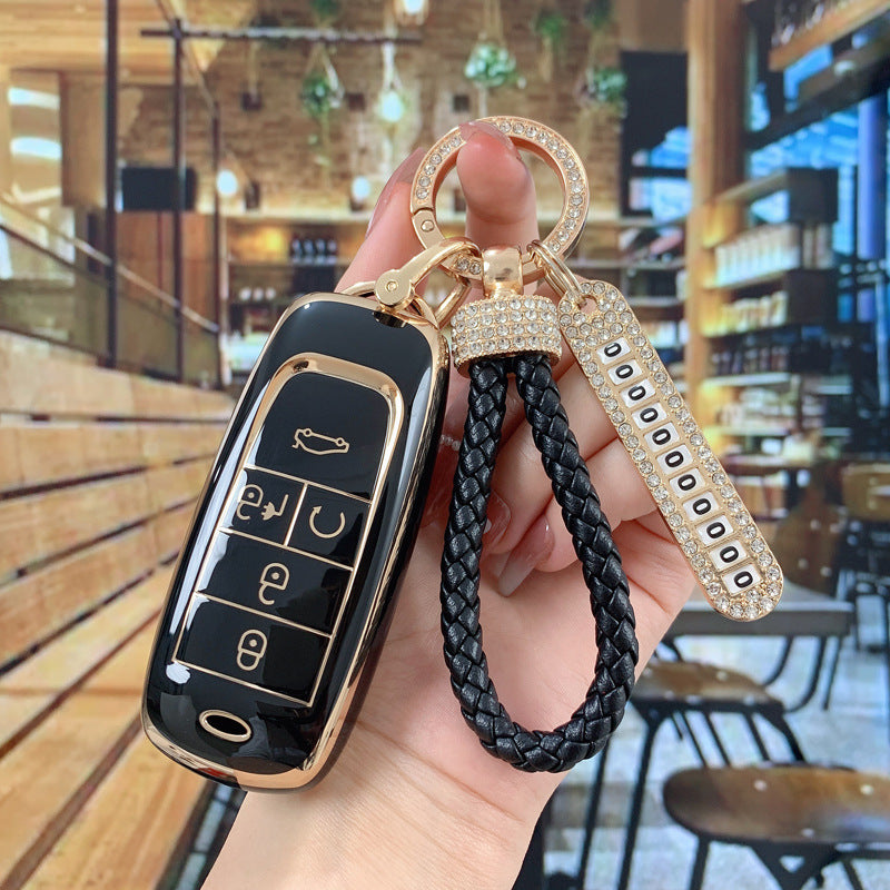 Soft TPU Key Case Cover For Mitsubishi(Key No.B)