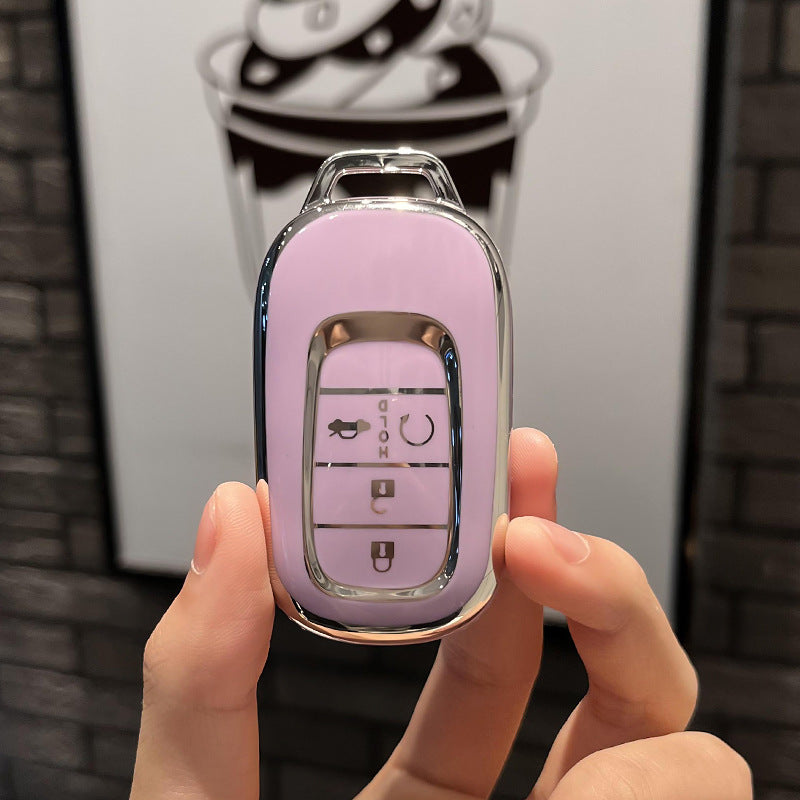 Soft TPU Key Case Cover For Honda(Key No.G4)
