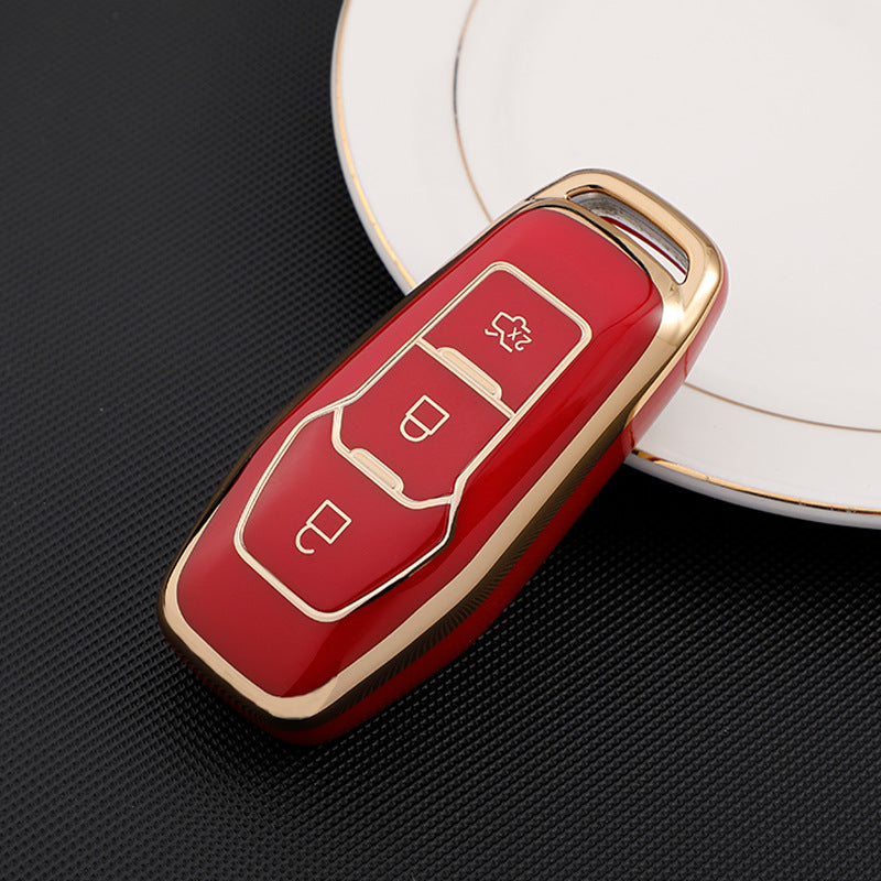 Soft TPU Key Case Cover For Ford(Key No.E)