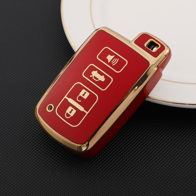 Soft TPU Key Case Cover For Toyota(Key No.C)
