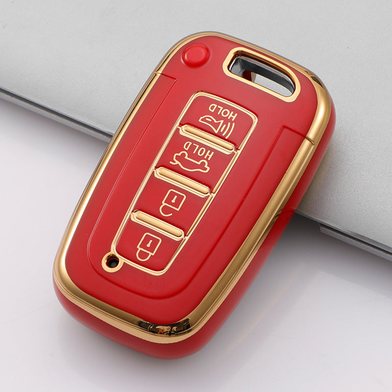 Soft TPU Key Case Cover For Kia&Hyundai(Key No.L)