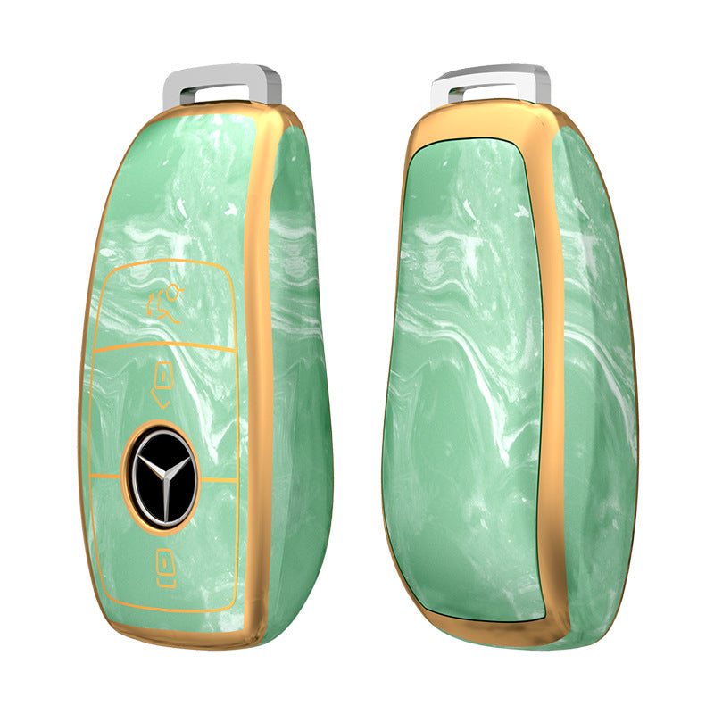 Soft TPU Key Case Cover For Mercedes-Benz A, C, E, S, CLA, CLS, GLA, GLB, GLC, GLE, GLS, G Glass 2017-2022