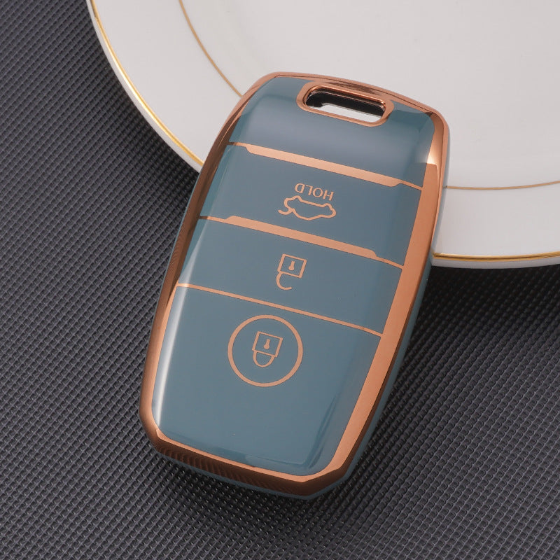 Soft TPU Key Case Cover For Kia(Key No.A)
