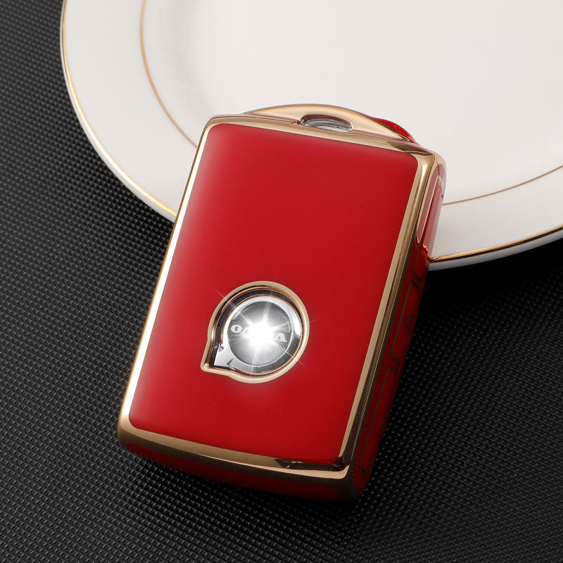 Soft TPU Key Case Cover For Volvo(Key No.B)