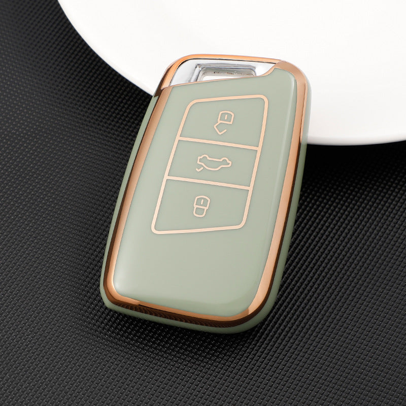 Soft TPU Key Case Cover For Volkswagen(Key No.E)