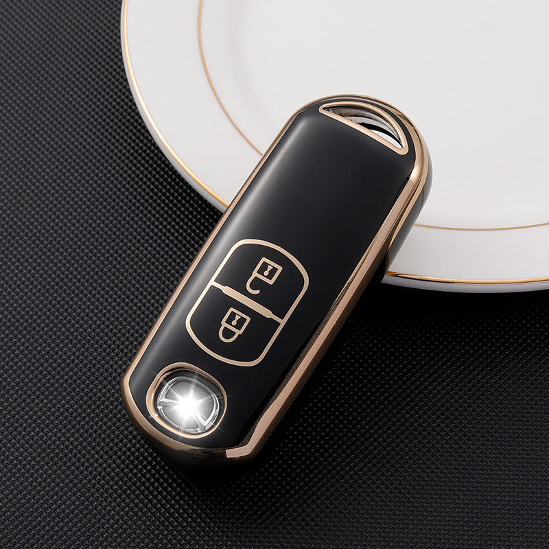 Soft TPU Key Case Cover For Mazda(Key No.A3+A4)