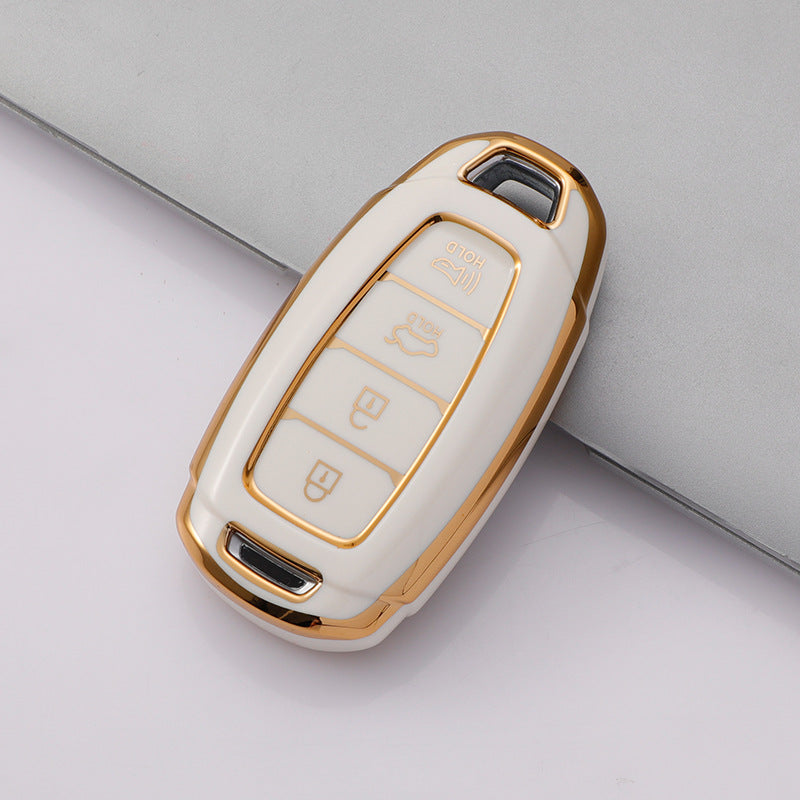 Soft TPU Key Case Cover For Hyundai(Key No.N)