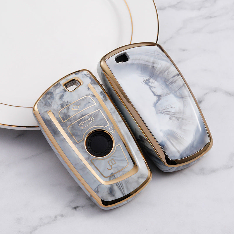 Soft TPU Key Case Cover For BMW(Key No.A)