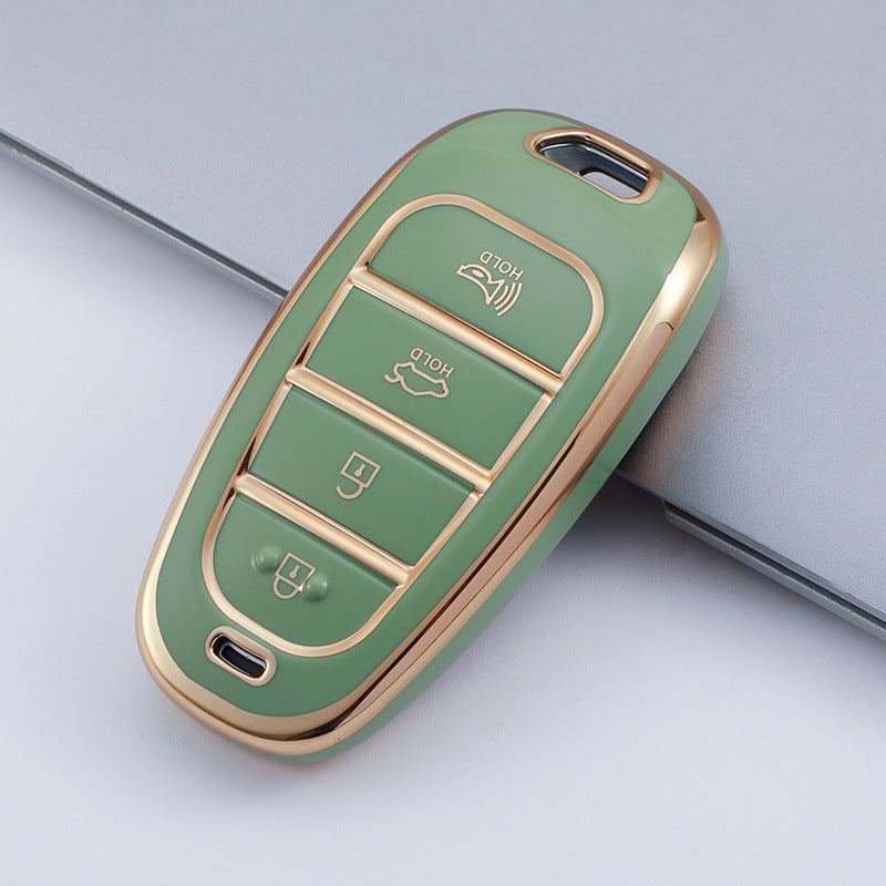 Soft TPU Key Case Cover For Hyundai(Key No.M)