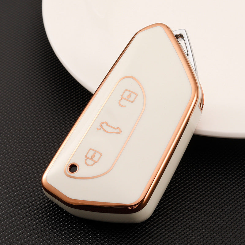 Soft TPU Key Case Cover For Volkswagen(Key No.I)