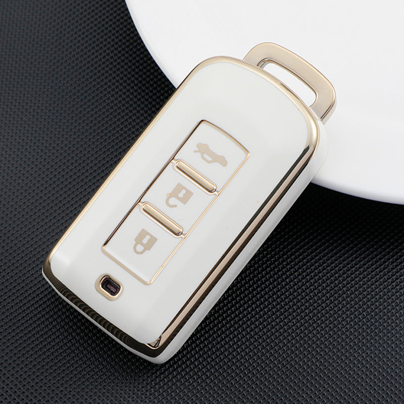Soft TPU Key Case Cover For Mitsubishi(Key No.A)