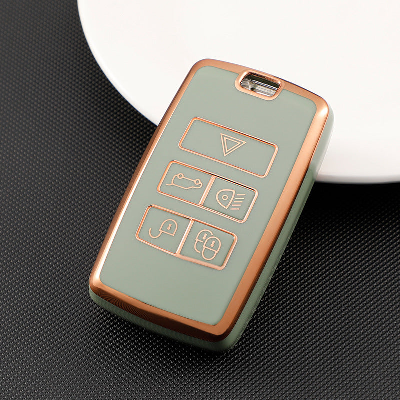 Soft TPU Key Case Cover For LandRover/Jaguar/RangRover(Key No.B)