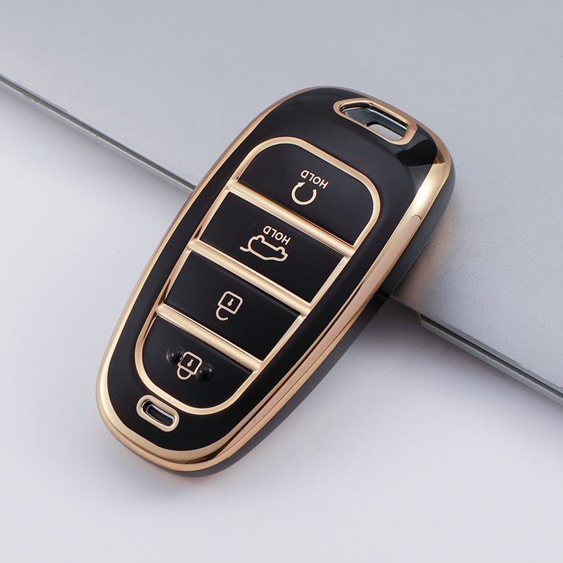 Soft TPU Key Case Cover For Hyundai(Key No.M)