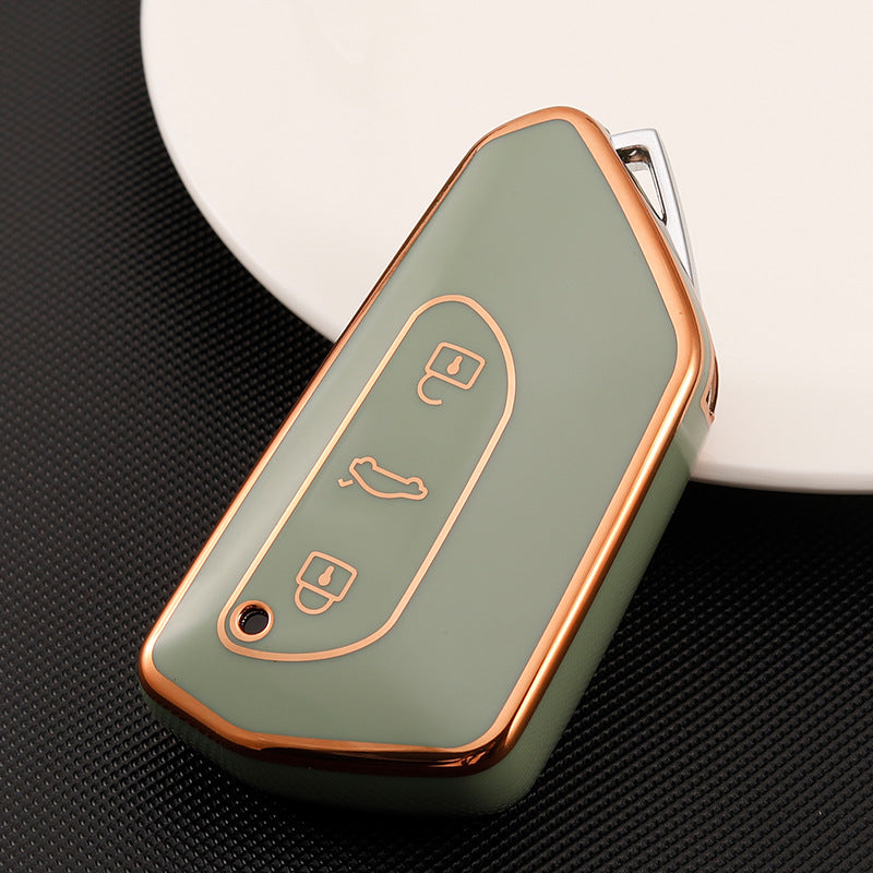 Soft TPU Key Case Cover For Volkswagen(Key No.I)