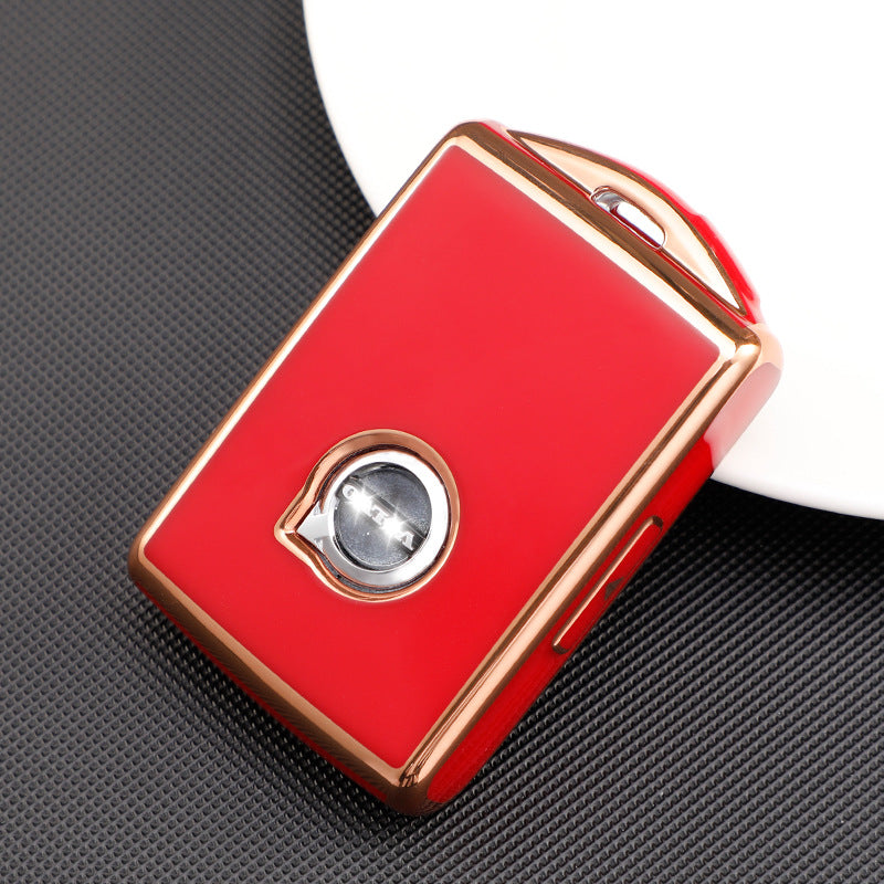 Soft TPU Key Case Cover For Volvo(Key No.A)