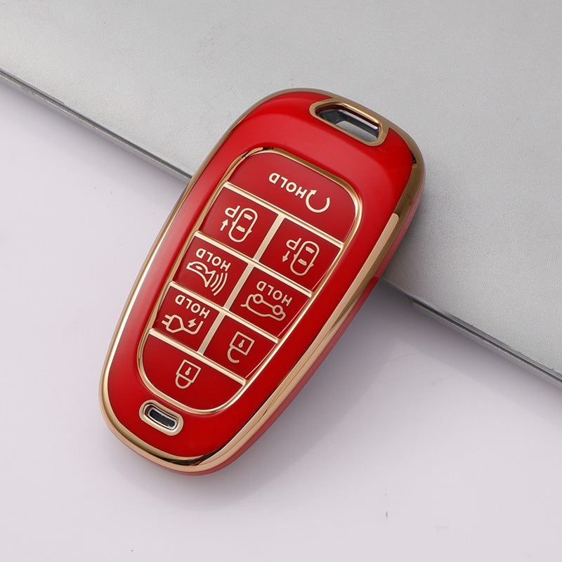 Soft TPU Key Case Cover For Hyundai(Key No.M)