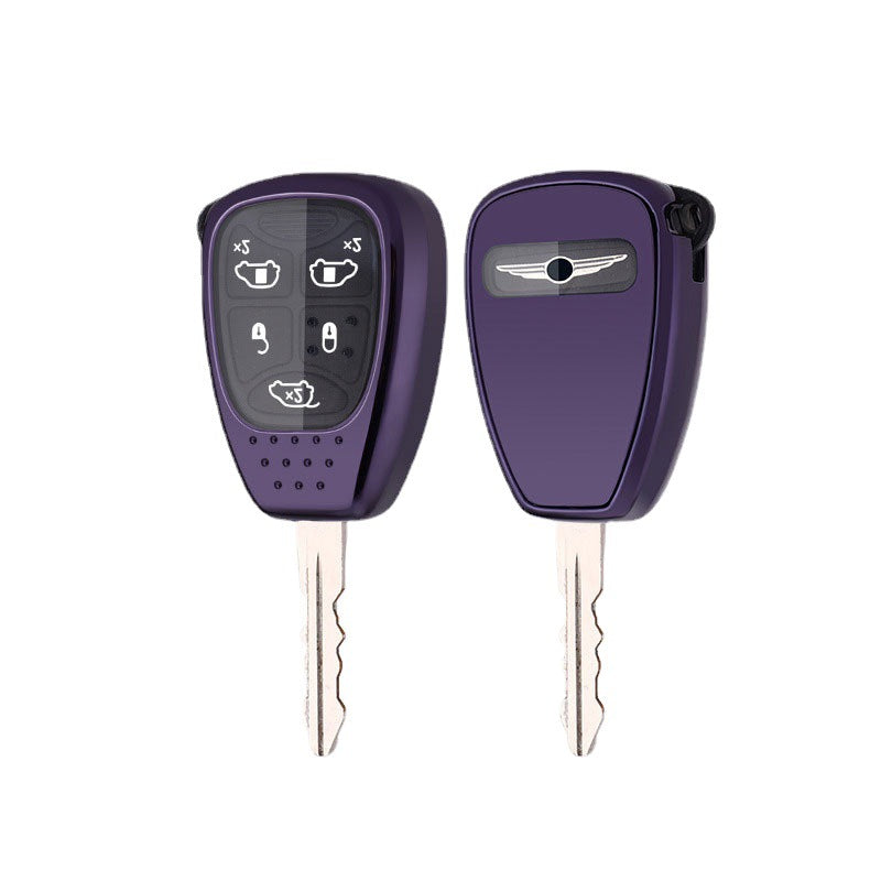 Soft TPU Key Case Cover For Jeep/Dodge/Chrysler(Key No.D)