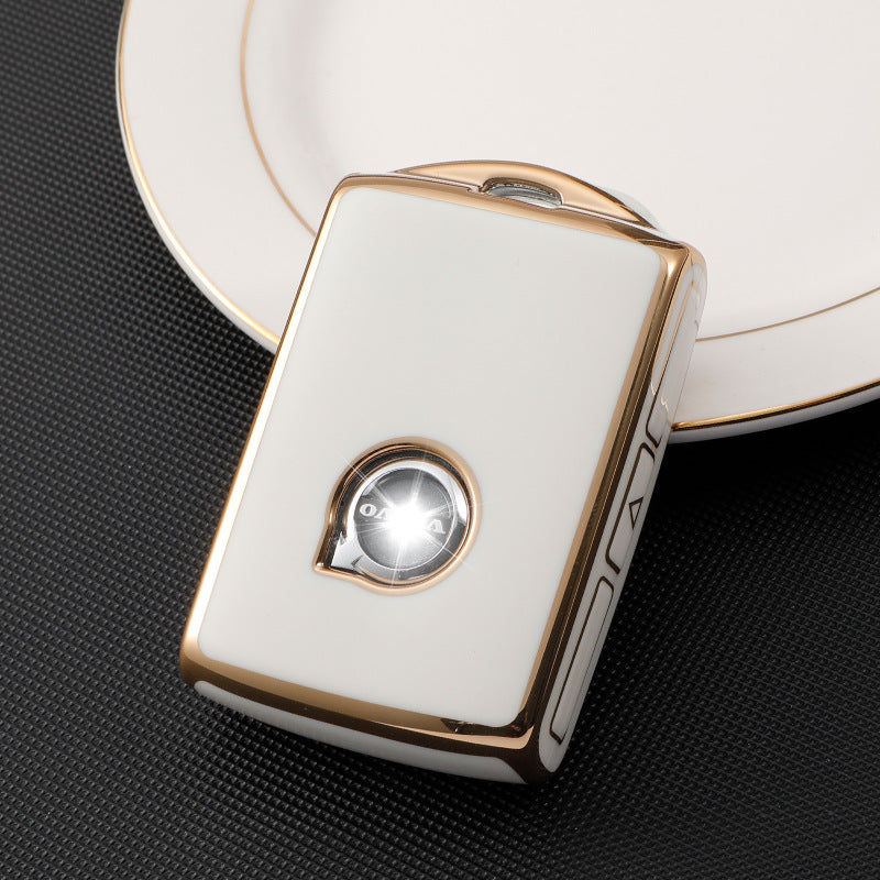 Soft TPU Key Case Cover For Volvo(Key No.B)