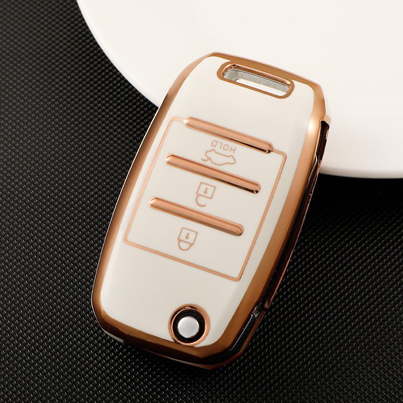 Soft TPU Key Case Cover For Kia(Key No.E)
