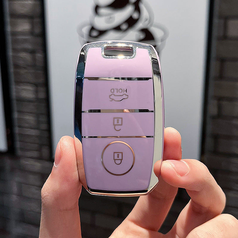 Soft TPU Key Case Cover For Kia(Key No.A)
