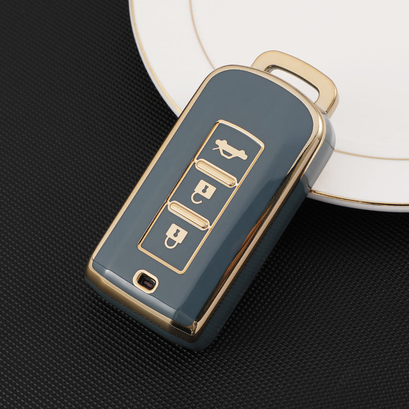 Soft TPU Key Case Cover For Mitsubishi(Key No.A)