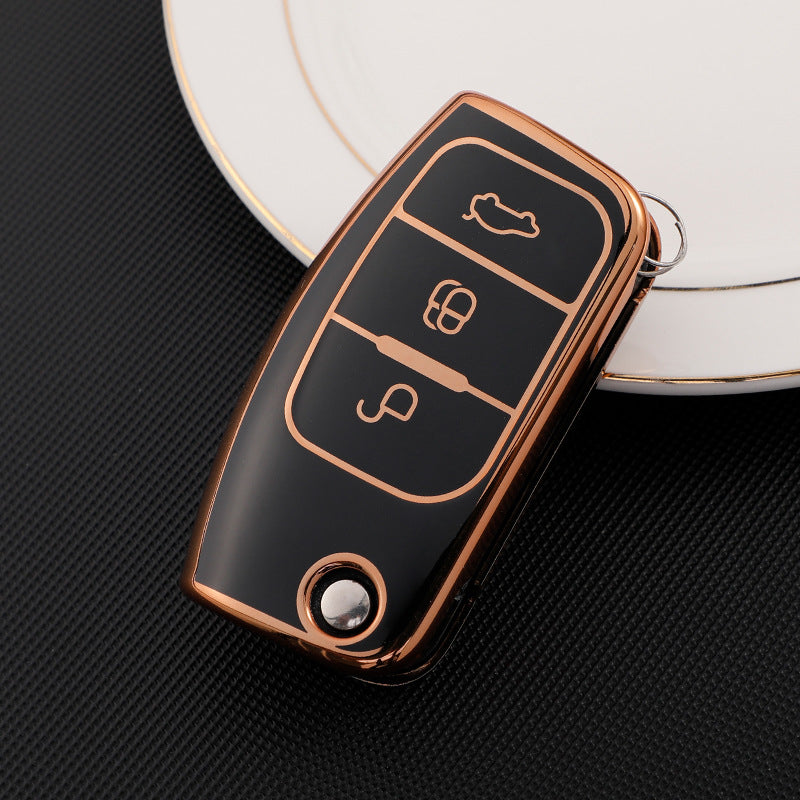 Soft TPU Key Case Cover For Ford(Key No.H)