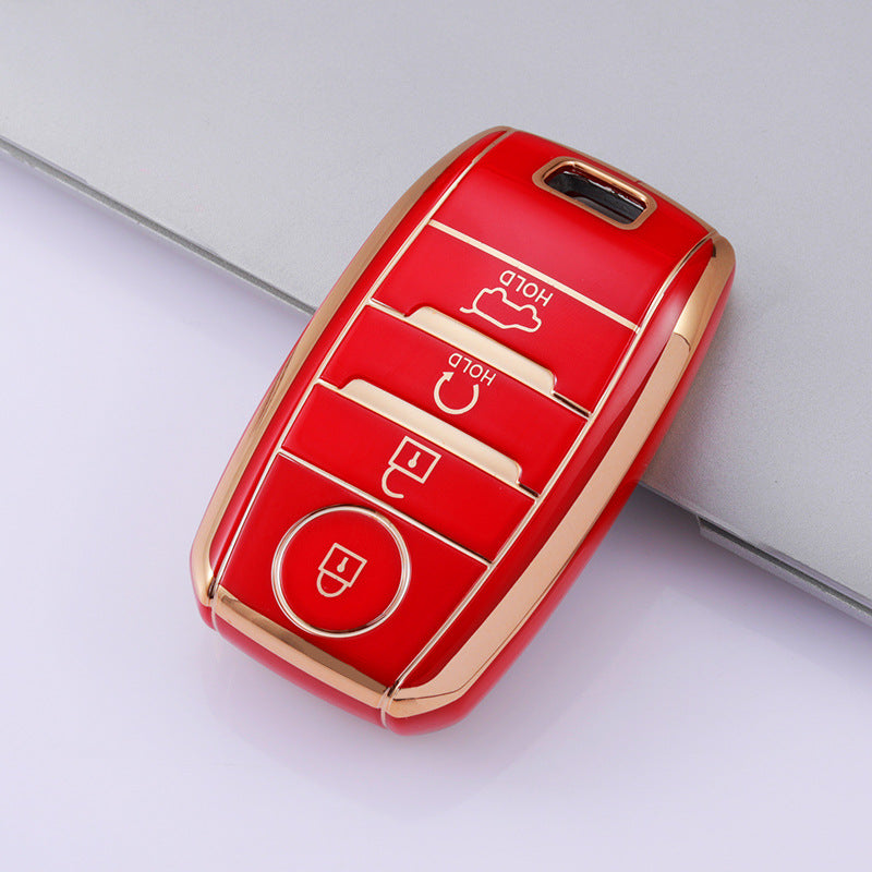 Soft TPU Key Case Cover For Kia(Key No.C)