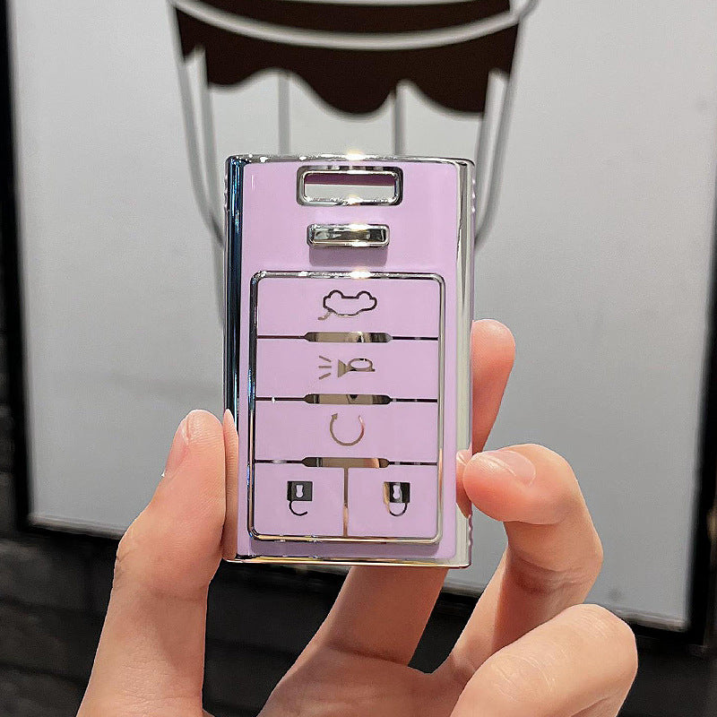 Soft TPU Key Case Cover For Cadillac(Key No.E)