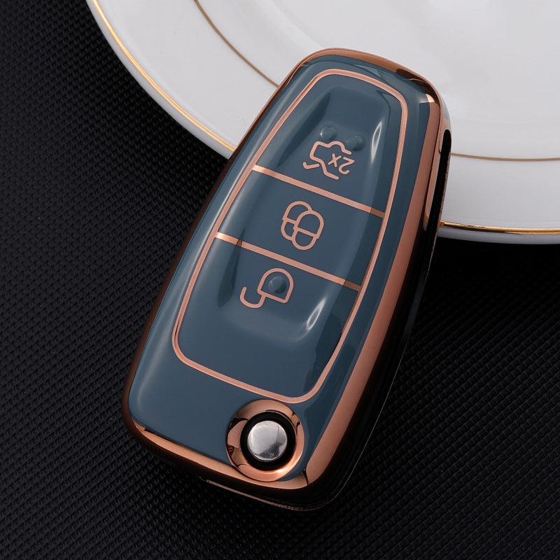 Copy of Soft TPU Key Case Cover For Ford(Key No.F)
