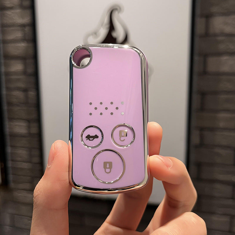Soft TPU Key Case Cover For Honda(Key No.C)
