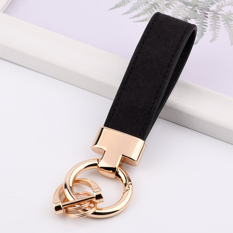 Leather Strap Metal Keychains(Item No.:LK008)