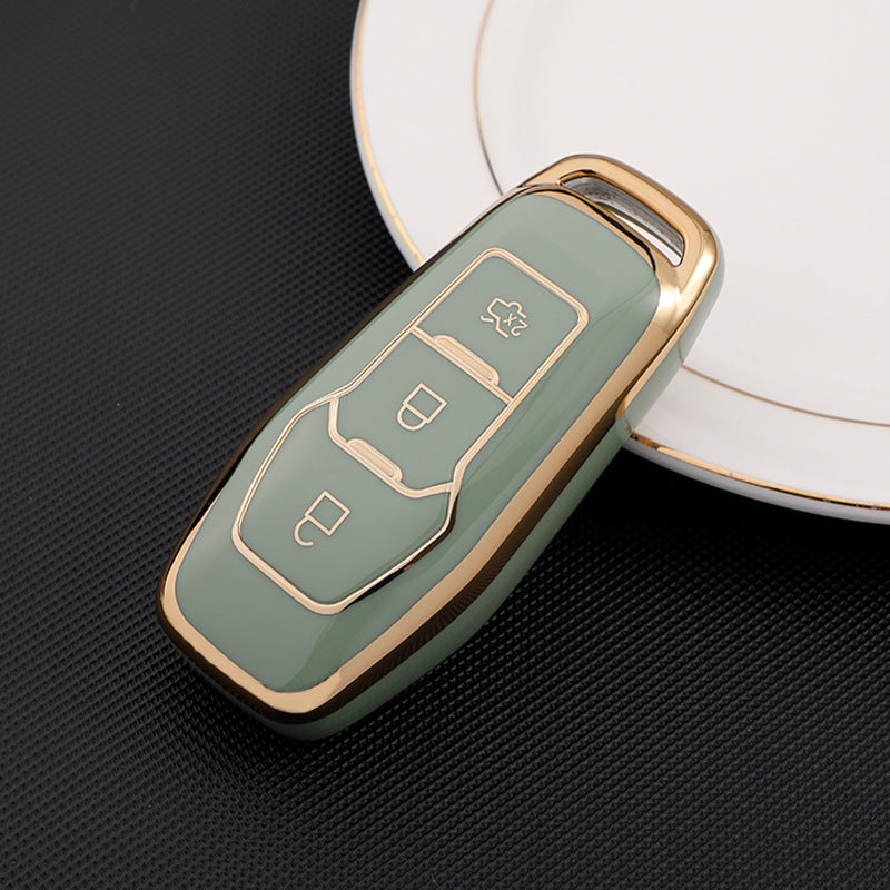 Soft TPU Key Case Cover For Ford(Key No.E)