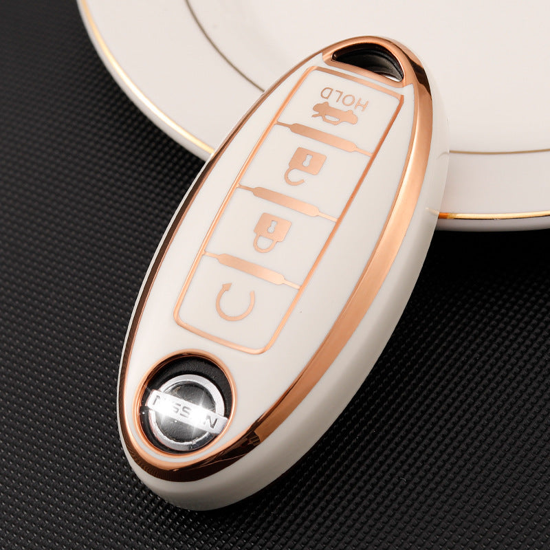 Soft TPU Key Case Cover For Nissan&Infiniti(Key No.D)