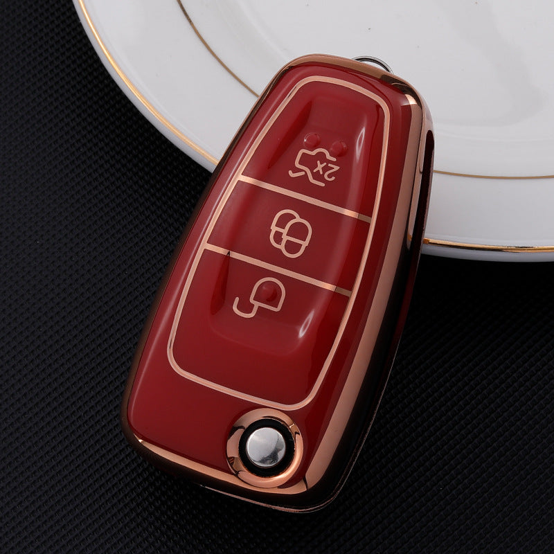 Copy of Soft TPU Key Case Cover For Ford(Key No.F)