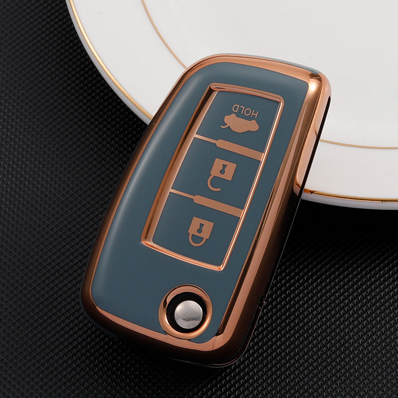 Soft TPU Key Case Cover For Nissan(Key No.H)