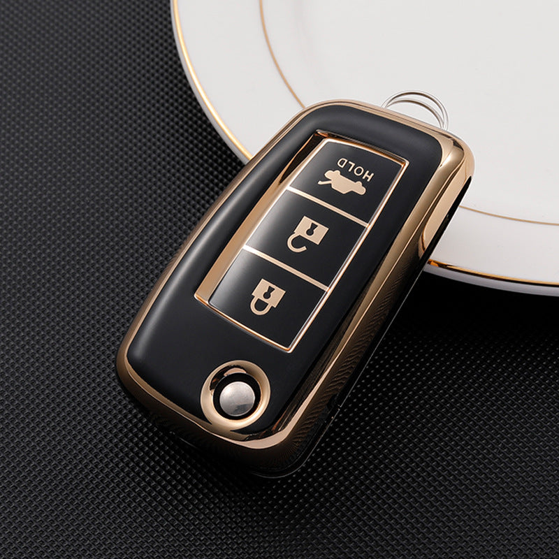 Soft TPU Key Case Cover For Nissan(Key No.H)