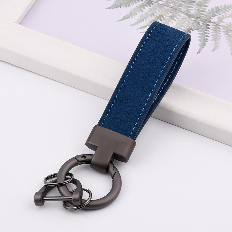 Leather Strap Metal Keychains(Item No.:LK008)