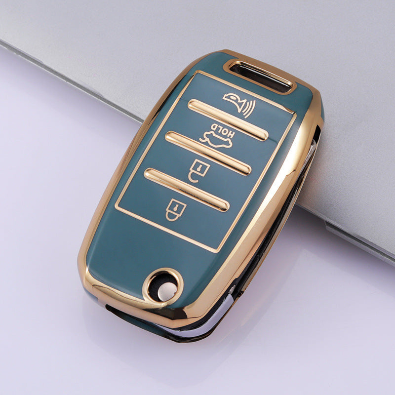 Soft TPU Key Case Cover For Kia(Key No.F)