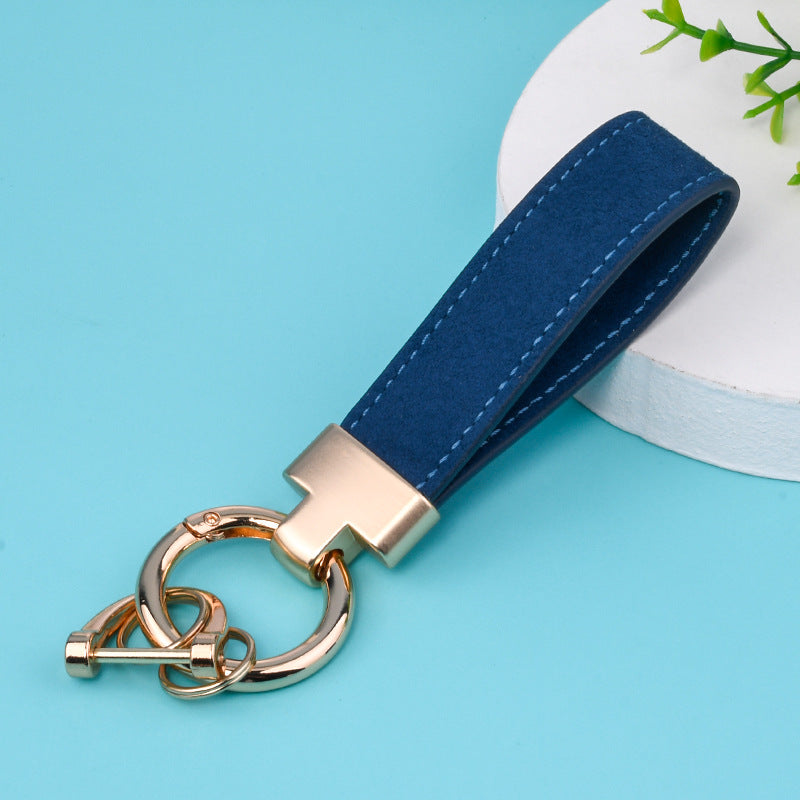 Leather Strap Metal Keychains(Item No.:LK008)