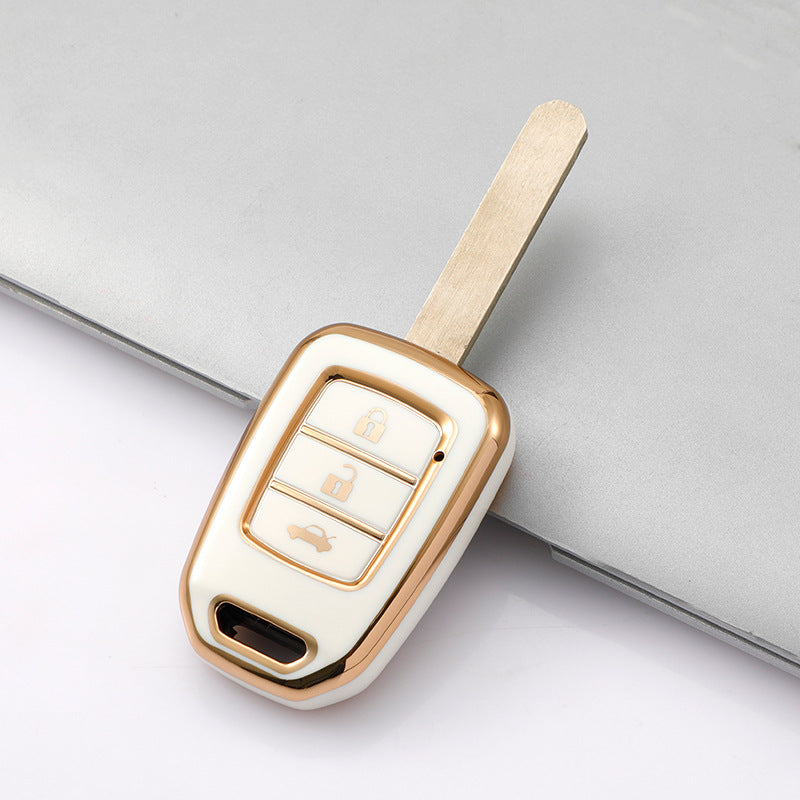 Soft TPU Key Case Cover For Honda(Key No.E)