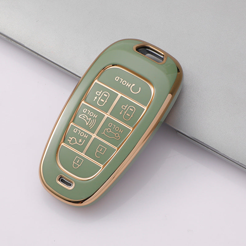 Soft TPU Key Case Cover For Hyundai(Key No.M)