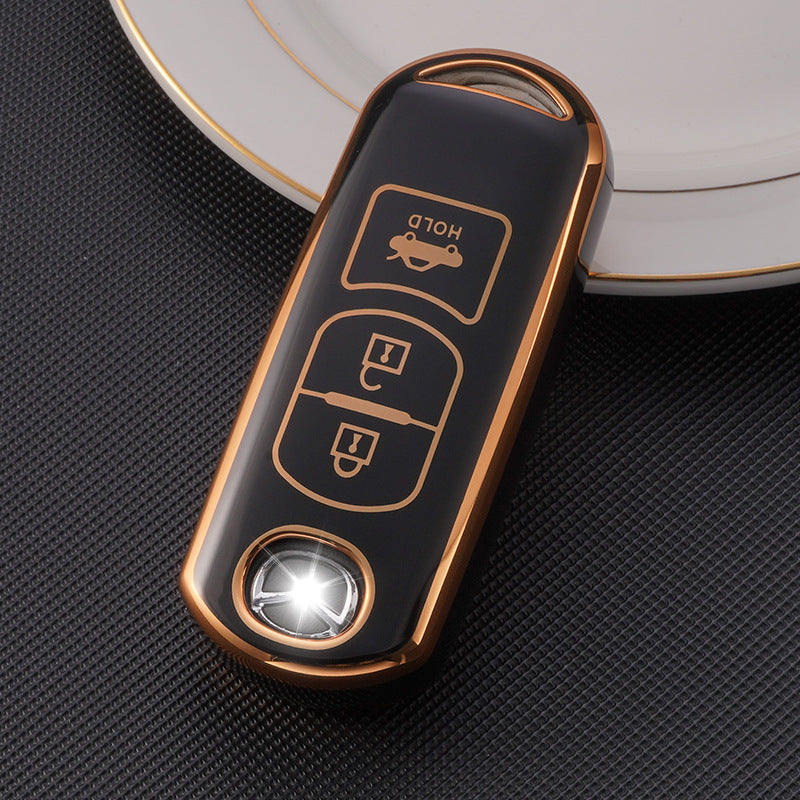 Soft TPU Key Case Cover For Mazda(Key No.A3+A4)