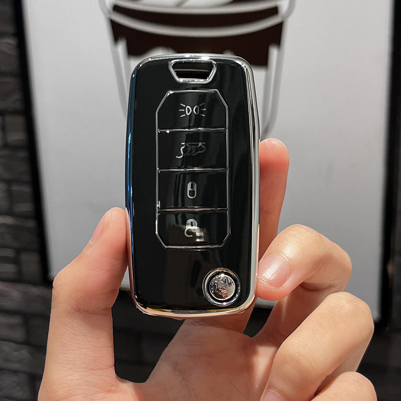 Soft TPU Key Case Cover For Jeep/Dodge/Chrysler(Key No.H)