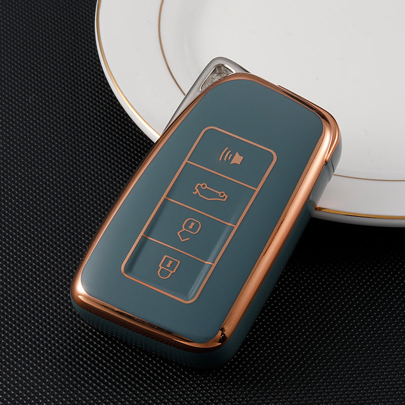 Soft TPU Key Case Cover For Lexus(Key No.B)